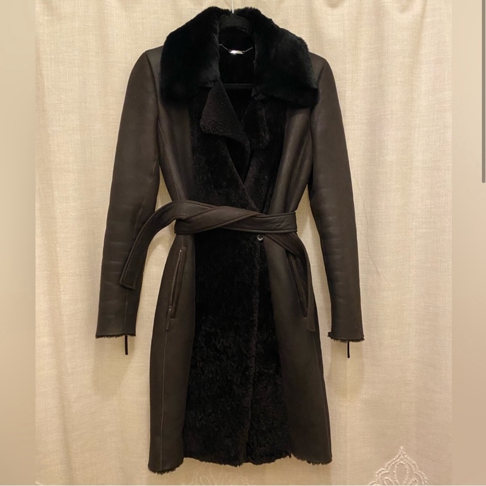 MAXMARA lamb shearling fur coat - Picture 3 of 10